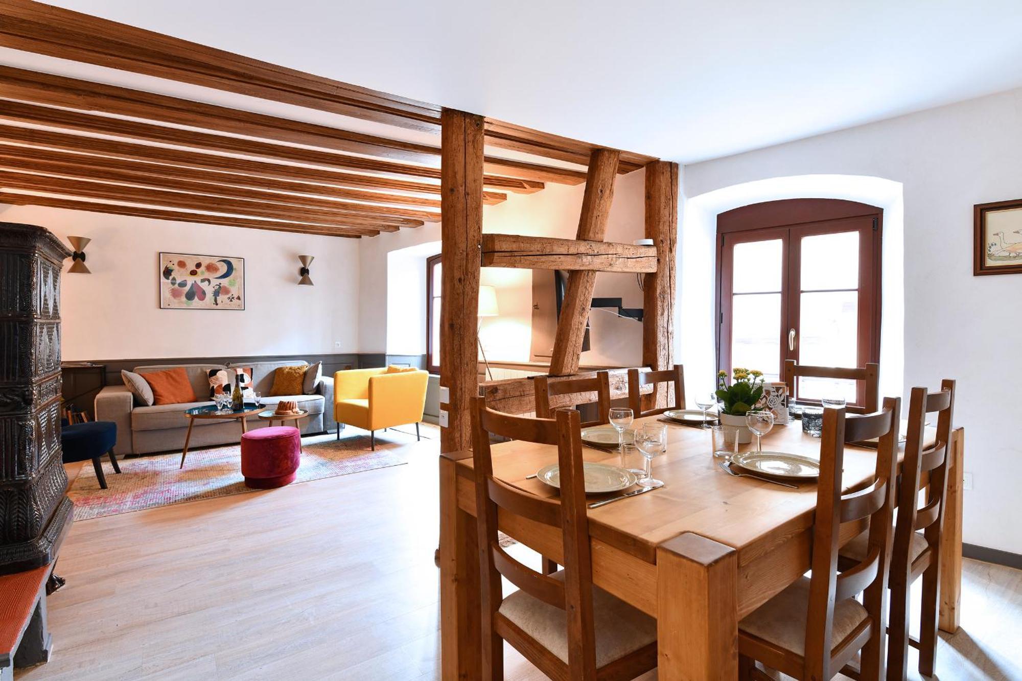 Grand Gite Dans Maison Alsacienne Historique Gueberschwihr Ngoại thất bức ảnh